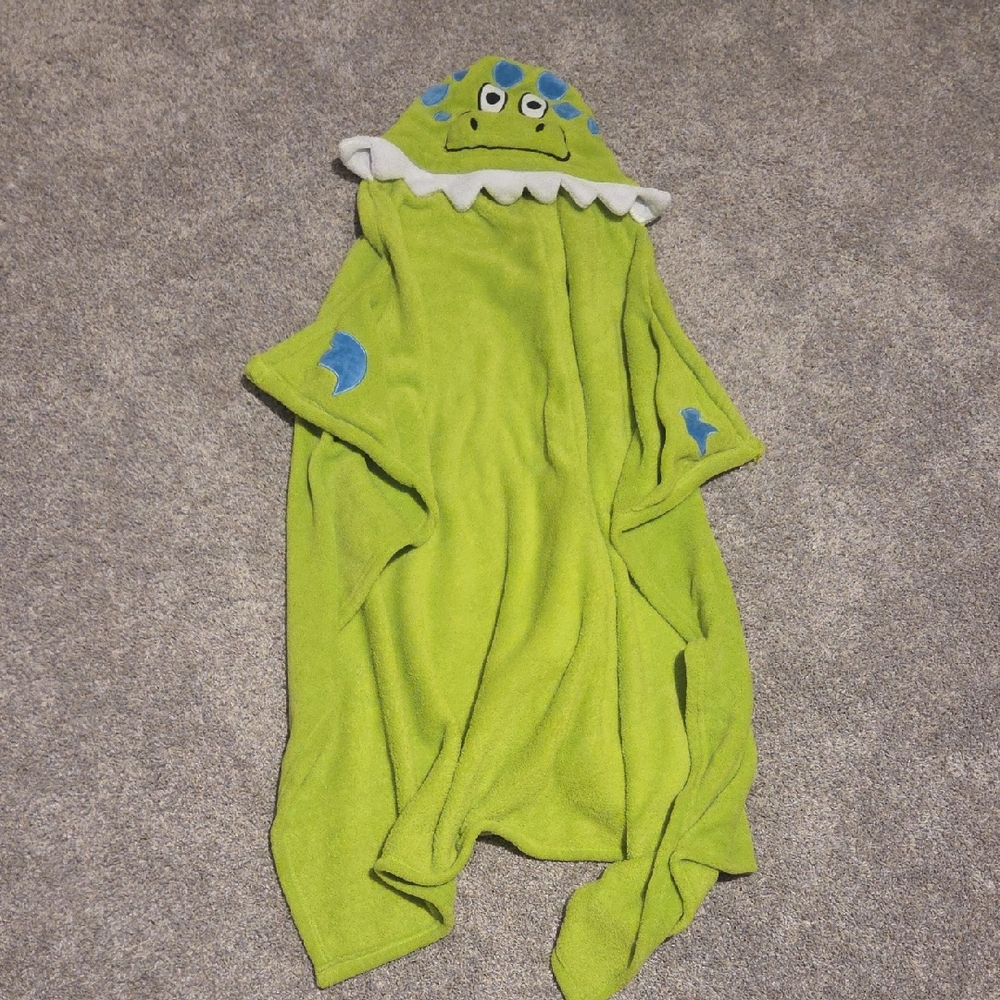 Lazy One Hooded Dinosaur Blanket